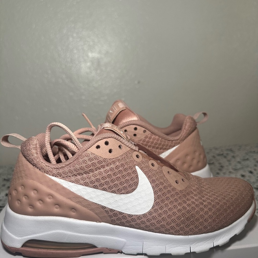 Nike Women's Rose Pink and White Sneakers